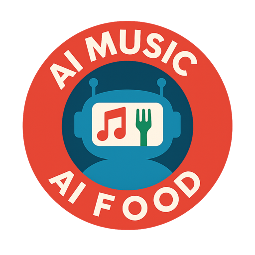 AI MUSIC AI FOOD logó
