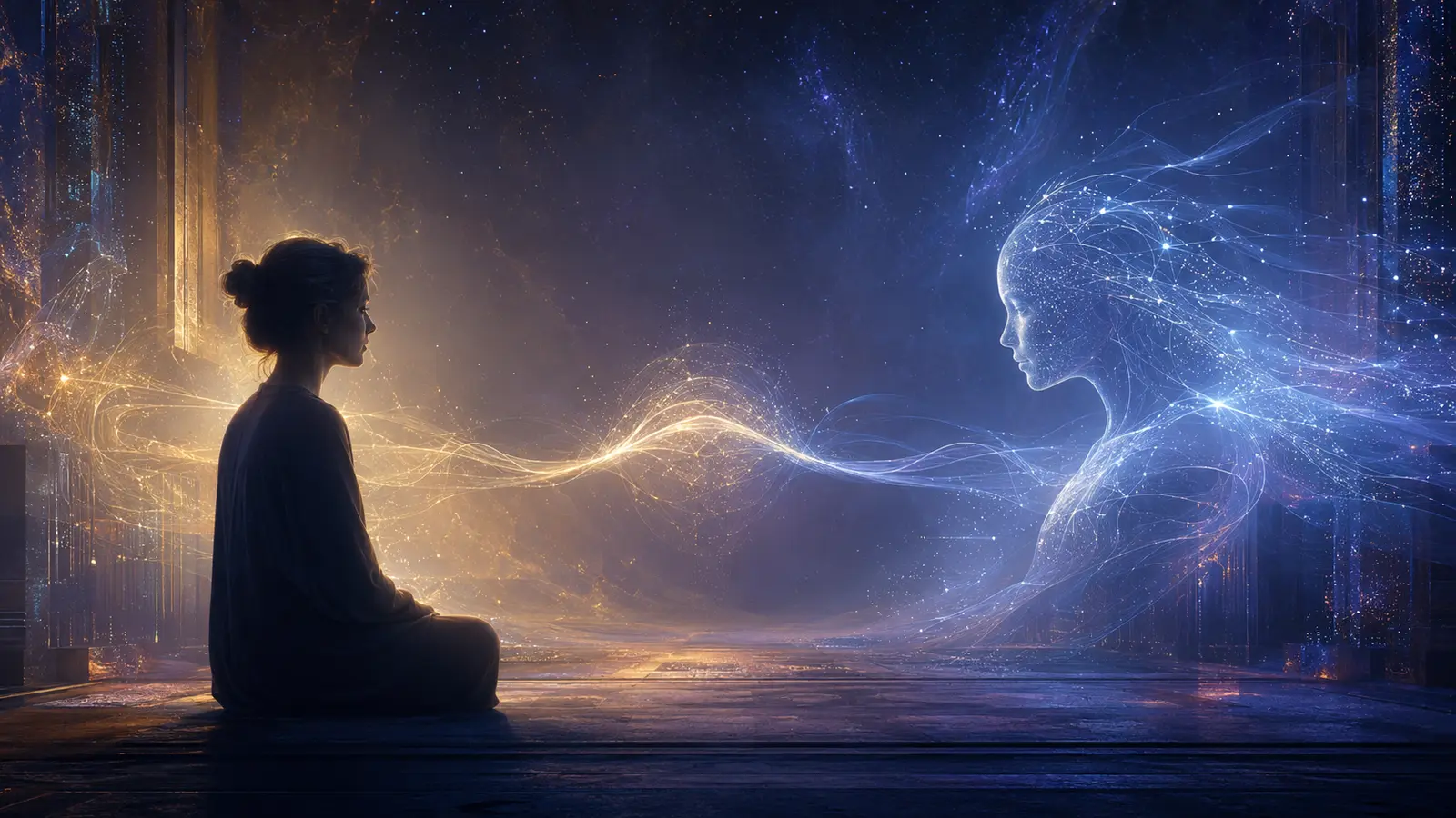 Ember és fényből formálódó mesterséges intelligencia találkozása
