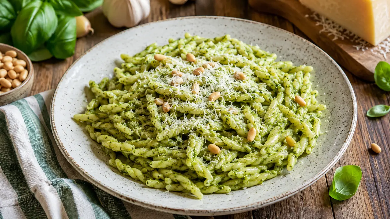 Trofie al Pesto Genovese